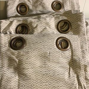 Threshold set of 3 curtain panels